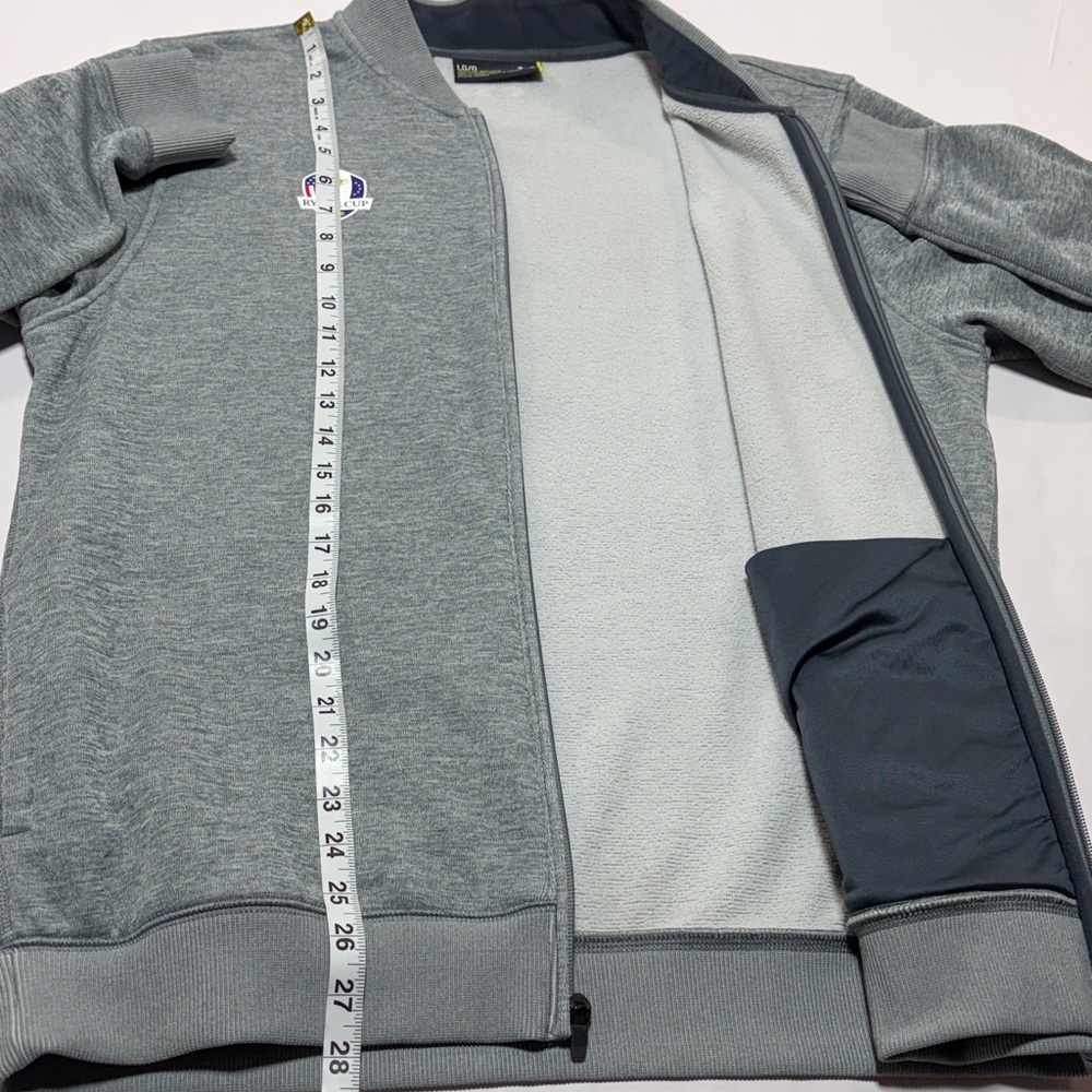 Under Armour Ryder Cup 2016 Full Zip Jacket Gray USA Flag Golf Mens L Team USA - Picture 7 of 8